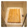 ZXCVBAS Wooden Bamboo Bath Mat, 24 x 36 in view 1
