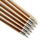 ACCMOS ID 6.2 mm Hunting Arrows, Spine 350, Wood-Grain Carbon, 100 Grain Replaceable Tips, 32 in, 12-Pack view 3