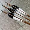 ACCMOS ID 6.2 mm Hunting Arrows, Spine 350, Wood-Grain Carbon, 100 Grain Replaceable Tips, 32 in, 12-Pack view 4