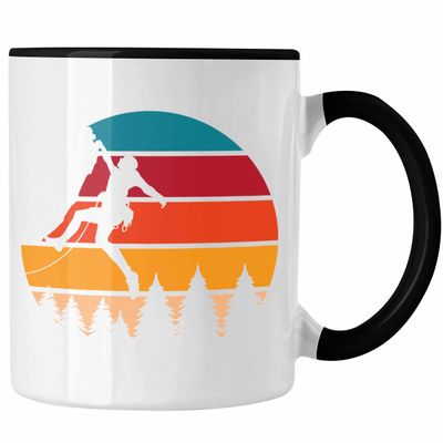 Trendation Climbing Mug – Gift Idea for Climbers, Black