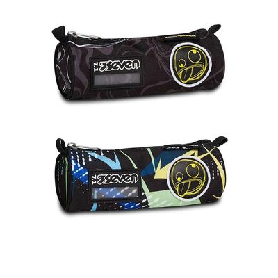 Seven Aka 7Even Tombolotto Pencil Case Black Blue