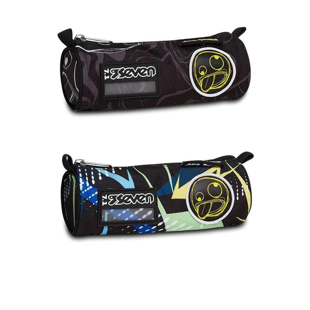 Seven Aka 7Even Tombolotto Pencil Case Black Blue