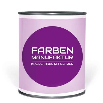 Farben Manufaktur Chalk Paint Glitter Paint Shabby Chic Wood Vintage Furniture Paint RAL 0.1/0.75 L, Approx. RAL 6002 Foliage Green, Size: 0.75 L