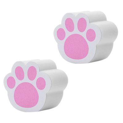 Beavorty 2-Piece Cat Paw-Shaped Cleaning Sponge Set for Bowls and Mirrors