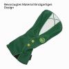 Alvinlite Premium Golf Club Headcovers – PU Leather, Waterproof, Green Jacket Design view 2