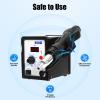 858D 700W Hot Air Rework Station, 100–500°C, LED Digital Display view 3