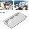 1 Pair Marine 3-Slot Louver Vent Covers, 210 x 110 mm Stainless Steel Square Grilles view 3