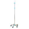 ETELIN Portable IV Pole, Height-Adjustable Infusion Bag Stand with 4 Hooks view 1