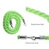 Green Queue Barrier Rope, 2 ft/0.6 m view 3