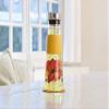 Eigenart Eve Poppy Glass Carafe with Lid, Strainer, Vegan Faux-Leather Sleeve and Coaster, BPA-Free, 1.25 L, 31007 view 2