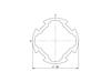 D30 I-Type Aluminum Profile Tube, Cut to 1,550 mm view 2