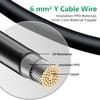 GENORTH 6 mm Solar Y Cable, 1Y2 PV Y Connectors, 2 Pairs view 3