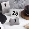 BOCbco Stainless Steel Table Number Cards, Double-Sided, 1–25 view 2