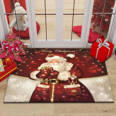 RFFLUX Christmas Doormat, Indoor/Outdoor, 50 x 80 cm, Non-Slip, Washable