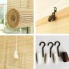 MHUQIA Weatherproof Bamboo Roller Blind 50 x 60 cm, Outdoor Blind with 70% Blackout, Sun Protection and Natural Heat Insulation for Pergolas and Balconies view 4