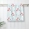 AOOEDM Funny White Mouse Christmas Hand Towel, Decorative Fingertip Towel for Bathroom, Kitchen, Gym and Spa, 27.5 x 15.7 in view 2