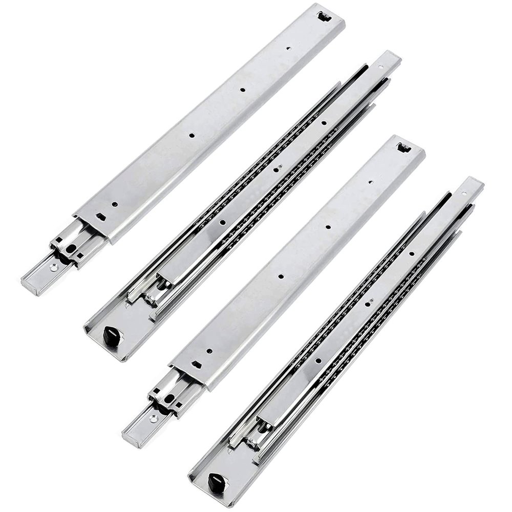 GTV H53 Full-Extension Drawer Slides, 53.9 x 600 mm, 100 kg, 2 Sets