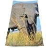 AOOEDM Bush Elephant African Print Towel, Absorbent Bath Towel, Soft Face Towel, Beach Towel for Bathroom or Hotel view 1