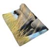 AOOEDM Bush Elephant African Print Towel, Absorbent Bath Towel, Soft Face Towel, Beach Towel for Bathroom or Hotel view 2