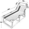 CAPXXIN Folding Zero-Gravity Lounge Chair for Garden, Beach, Camping view 3
