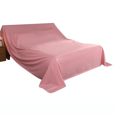 SYLC Furniture Dust Cover, Brushed Polyester, Soft and Breathable, Pink, 480 x 500 cm, Spliced