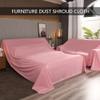 SYLC Furniture Dust Cover, Brushed Polyester, Soft and Breathable, Pink, 480 x 500 cm, Spliced view 2