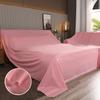 SYLC Furniture Dust Cover, Brushed Polyester, Soft and Breathable, Pink, 480 x 500 cm, Spliced view 4