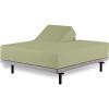 Cottingon 1-Piece Split-Top Fitted Sheet for King-Size Beds, 100% Egyptian Cotton, 86.4 cm, for Sleep Number Beds with 40.6 cm Deep Mattress, Sage Green view 1
