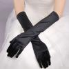 Butyeak Long Satin Gloves for Women, Elbow-Length Evening, Party, Wedding & Opera Costume Gloves view 2