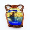 3D Paphos Cyprus Refrigerator Magnet Souvenir Gift, Handmade Resin view 2