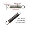 1-Piece Open-Hook Extension Coil Spring, 1.4 mm Wire Diameter, 13 mm OD, 50 mm Length view 3