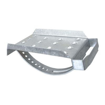 DAPRONA Roof Step for Chimney Sweep, Galvanized Silver 25 cm, Durable Grid Grate, Usable as Escape Route