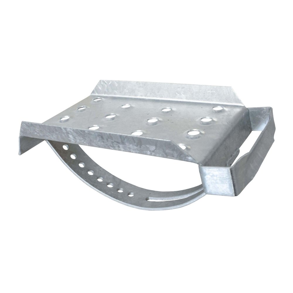 DAPRONA Roof Step for Chimney Sweep, Galvanized Silver 25 cm, Durable Grid Grate, Usable as Escape Route
