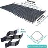 OWIEN Ground Grid Topsoil Stabilization Grid, Flexible Folding HDPE Geocell, 2 in Thick, 6 × 8 m (19.7 × 26 ft) view 3