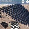 OWIEN Ground Grid Topsoil Stabilization Grid, Flexible Folding HDPE Geocell, 2 in Thick, 6 × 8 m (19.7 × 26 ft) view 4