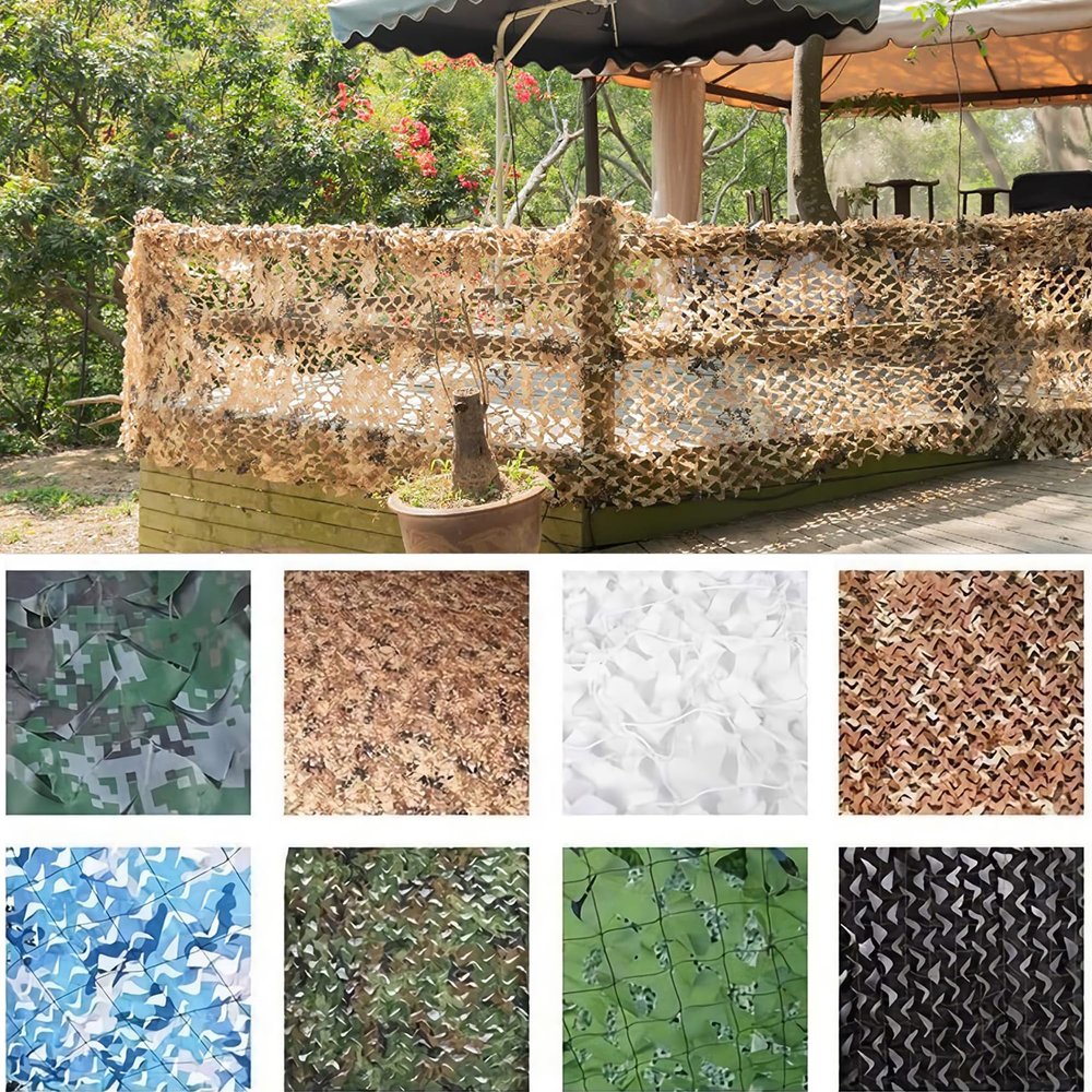 SDLLG Thickened 210D Camouflage Net, 7 x 20 m, Yellow-B