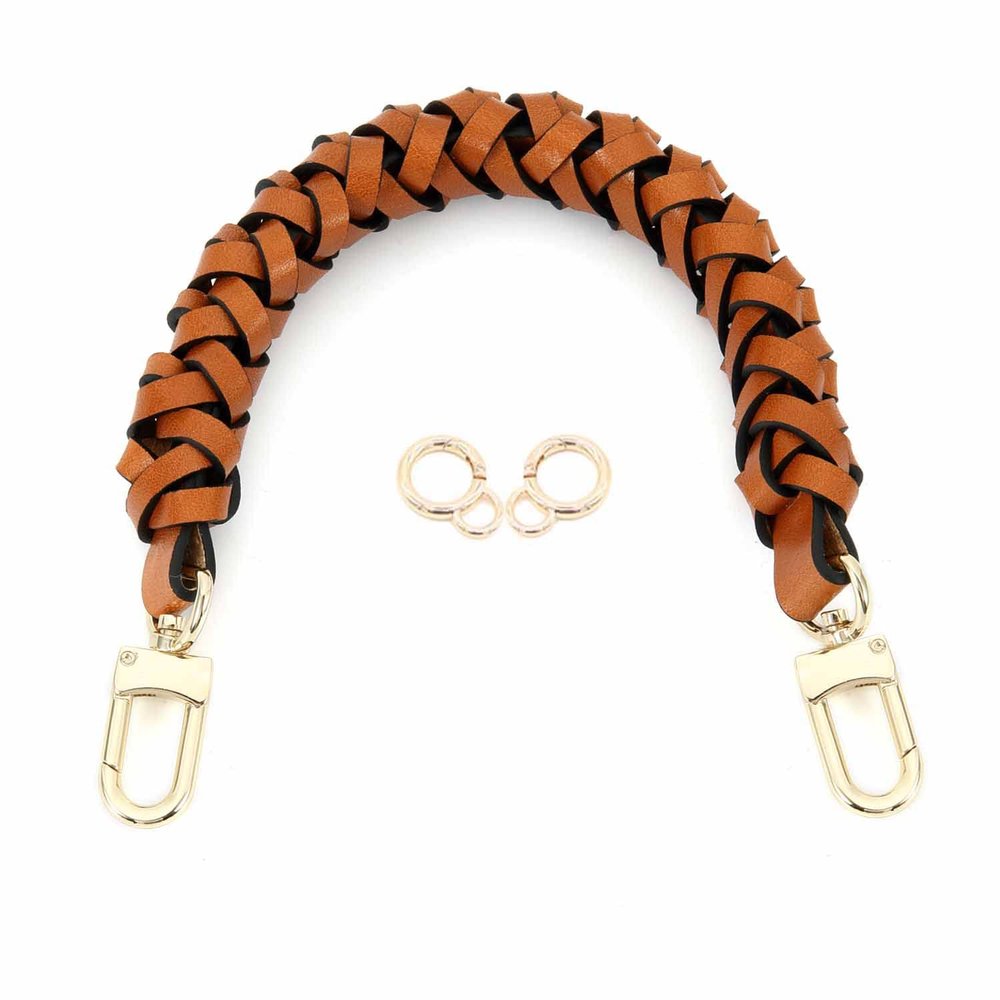 Senral 38 cm Braided Genuine Leather Bag Handle