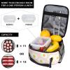 Fried Egg Food Repeat Insulated Lunch Bag view 4