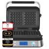 Waffle Belgian Waffle Maker 1600W, LCD Display & 5 Programs view 1