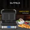 Waffle Belgian Waffle Maker 1600W, LCD Display & 5 Programs view 2