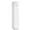 Simon Rack Simonlocker Metal Wardrobe, 1 Door, with Key, 1800 x 400 x 500 mm, Gray/White view 1