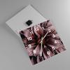 ARTTOR Modern Wall Clock 40x40 cm Square Glass Clock Botanical Flowers - 5019 view 3