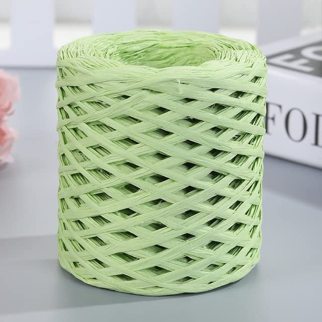 YAHUO 200 m Raffia Craft Straw Paper Yarn