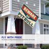 Beware of Pitbull Flag for Man Cave, Retro Home Decor, 60 x 90 cm view 3