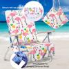 Morbuy Lounge Chair Towel with Pockets, Microfiber Beach Towel for Loungers, 73 x 150 cm, Pineapple view 4