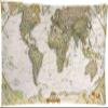 Microfiber World Map Beach Towel, 100 x 200 cm, 3D Retro Design view 4
