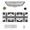 United Kingdom Flag Oversized Non-Slip Rubber Keyboard Pad, Faux Leather Desk Mat and Mouse Pad, 30.5 x 80.9 cm view 3