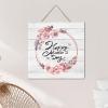 NABRAND Inspirational Farmhouse Wall Decor, Wooden Sign, 12 x 12 in, Happy Mother's Day view 3