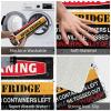 COTECI Basement Bar Warning Beer Refrigerator Rug, Fall House Doormat, Outdoor Pool Decor (65 x 90 cm) view 2