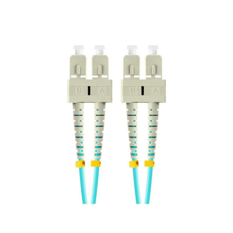 Lanberg MULTI SC/UPC-SC/UPC Duplex OM3 50/125 LSZH Blue 2 m Fiber Optic Cable